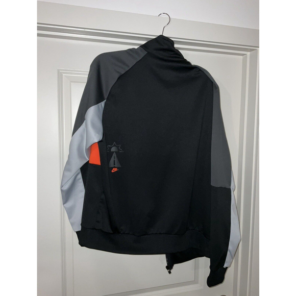 Nike Sportswear Smile Track Jacket Full Zip‎ Black/Orange Men’s XL DQ3524-010 - Picture 6 of 10